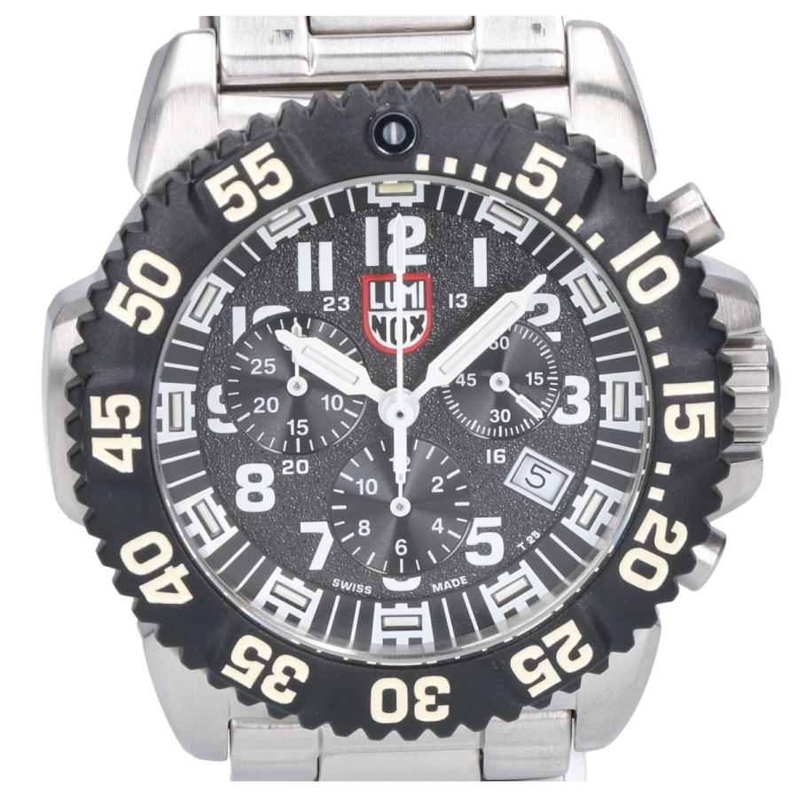 LUMINOX 美品 L3182 NAVY SEAL STEEL COLORMARK CHRONOGRAPH 3180 