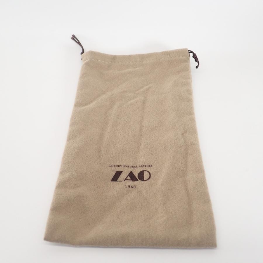ZAO ザオー マットスモールクロコ ポロサス 薄マチ ロングウォレット