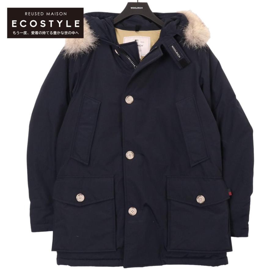 ウールリッチ　ネイビー ダウンジャケット M ウールリッチ ゴアテックスダウンパーカー ネイビー M - メルカリ