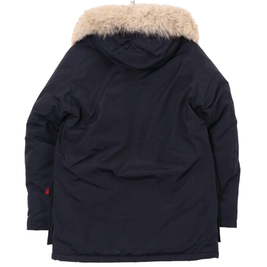 極美品　ウールリッチ　近年　ダウンジャケット　ボルダー　ロゴ　ワッペン　ネイビー 極美品 ウールリッチ 近年 ダウンジャケット ボルダー ロゴ ワッペン