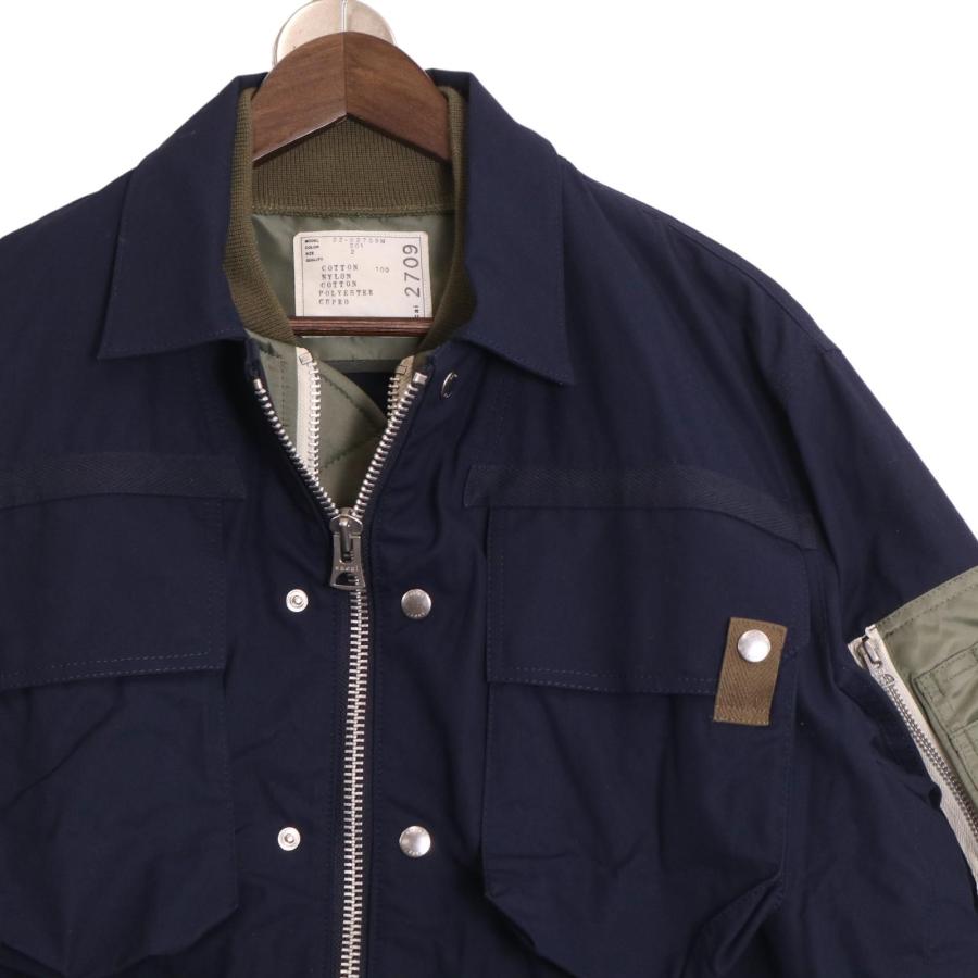 sacai サカイ 22‐02709M 22SS ネイビー ドッキングナイロンツイル