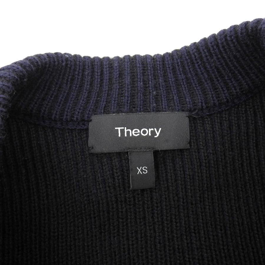 theory（セオリー） ウール100% リブ編みニット トップス メンズ