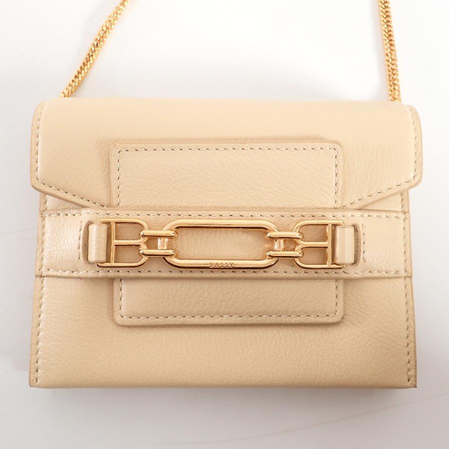 Bally（バリー） 美品 6239236 VEGASS BUCKLE PURSE チェーン