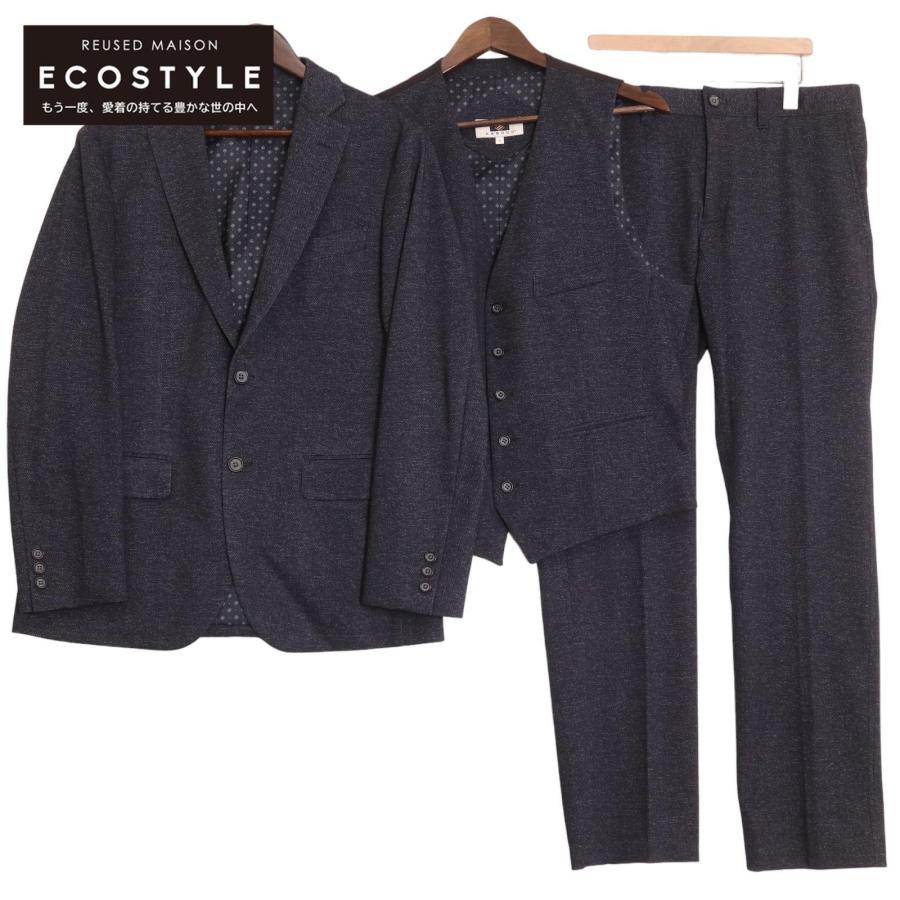 JOSEPH ABBOUD ジョセフアブード 21AW ネイビー エステルxレーヨン