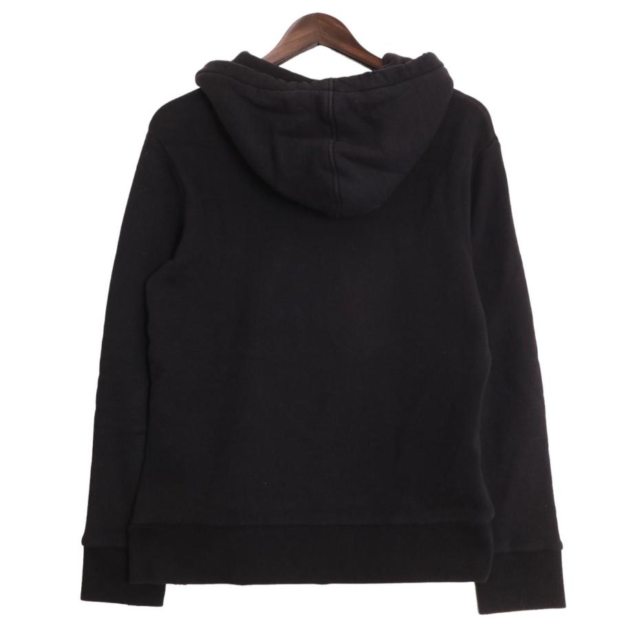 GUCCI（グッチ） 454585 黒 オールドロゴ ユーズド加工 フーディ