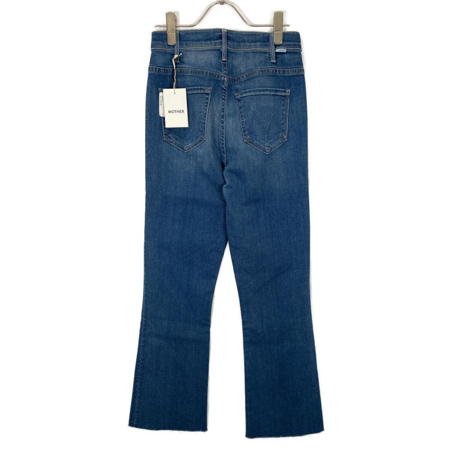 mother マザー ブルー フレアカットオフデニムパンツ 25 ボトムス  