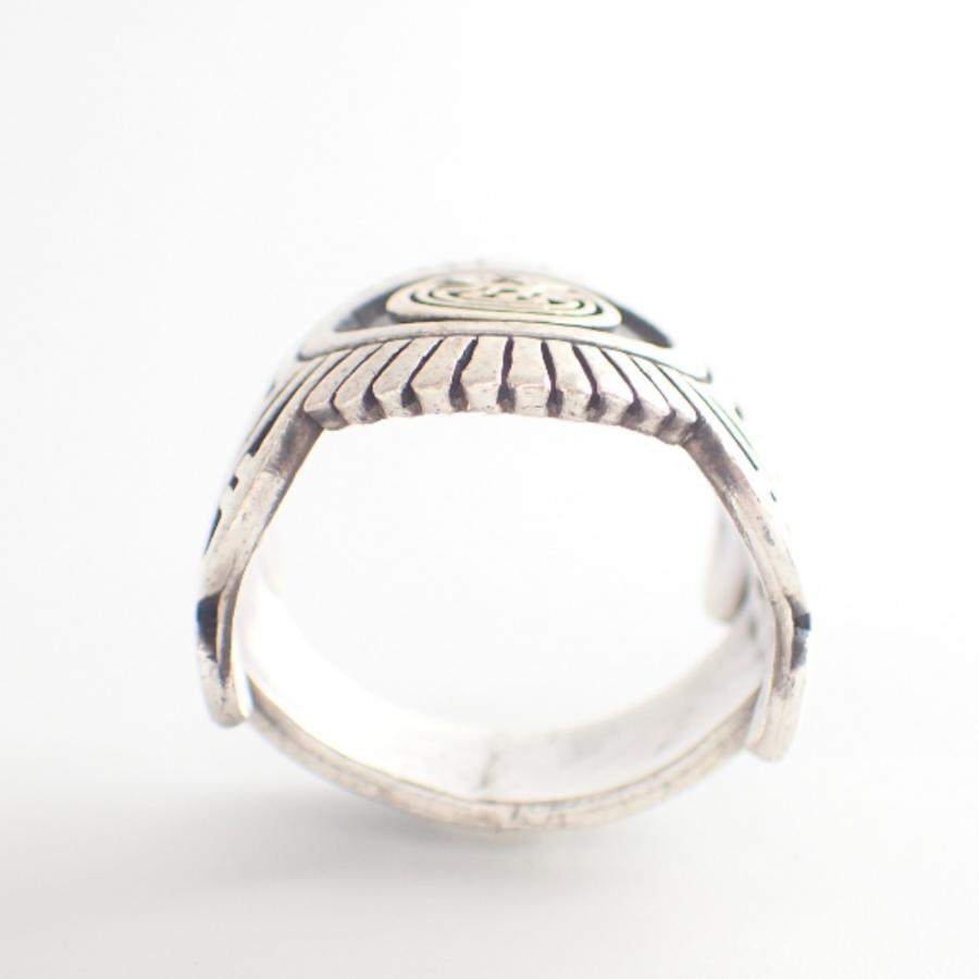 クリスマス特価　ジェイソンタカラ　Jason takala リング 14k ホピ ホピ族 Jason Takala 14K メイズ リング 23号 【送料無料】