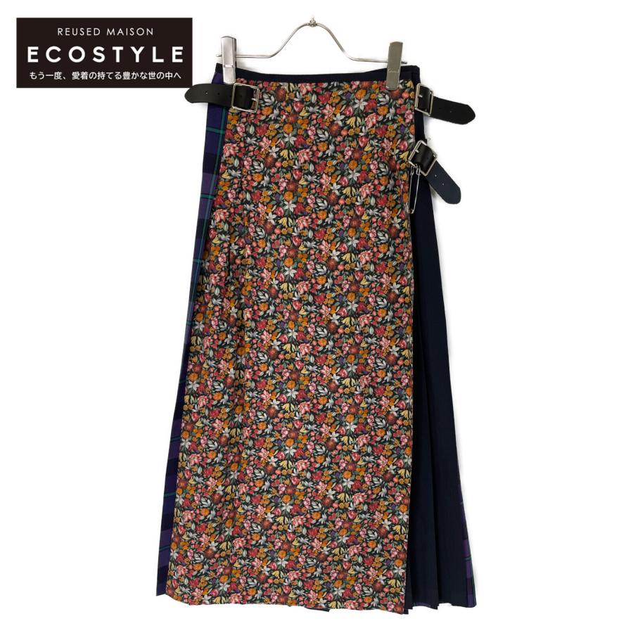 O'NEIL of DUBLIN オニールオブダブリン パープルxフラワー ウール