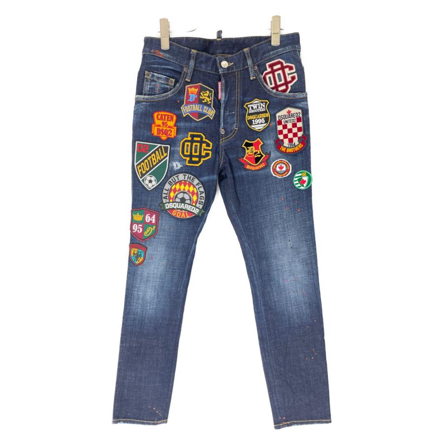 新品 Dsquared2 ビッグタグ クールガイ 黄色 44 イエロー デカタグ