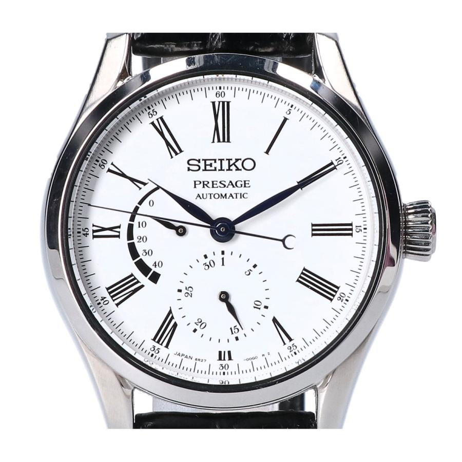 美品 SEIKOセイコー SARW035 PRESAGEプレサージュ 有田焼 琺瑯ダイヤル 