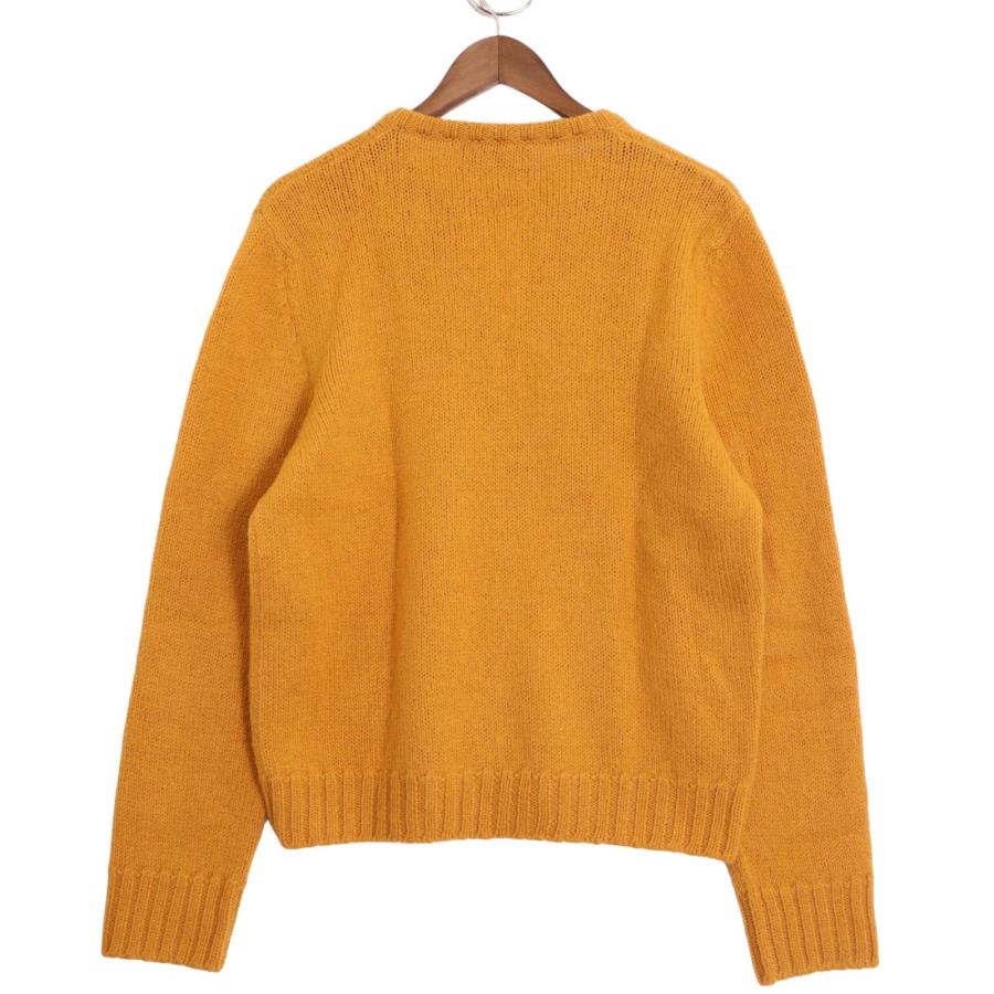 GUCCI（グッチ） 571545 イエロー ウール GGロゴパッチニット イエロー