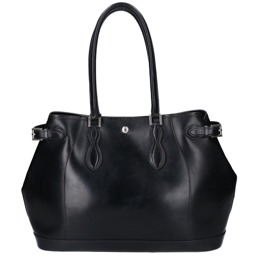 WILDSWANS DRUCKER ドラッカーサドルプルアップレザー黒