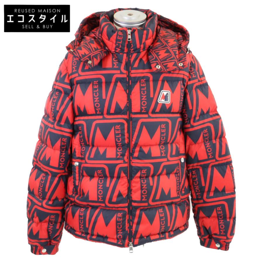 国内正規/20年製 MONCLER モンクレール FRIOLAND 総柄 フード付ダウン 