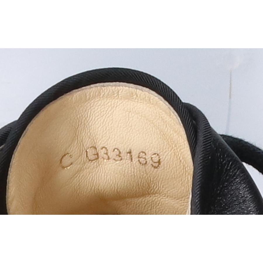 CHANEL シャネル G33169 CCココマークパテントトゥ パール装飾 CHANEL シャネル G33169 CCココマークパテントトゥ パール装飾