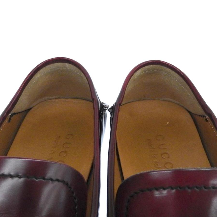 GUCCI ドライビングシューズ 8 1/2 GUCCI（グッチ） バンブー ドライビングシューズ メンズ ボルドー 8 1