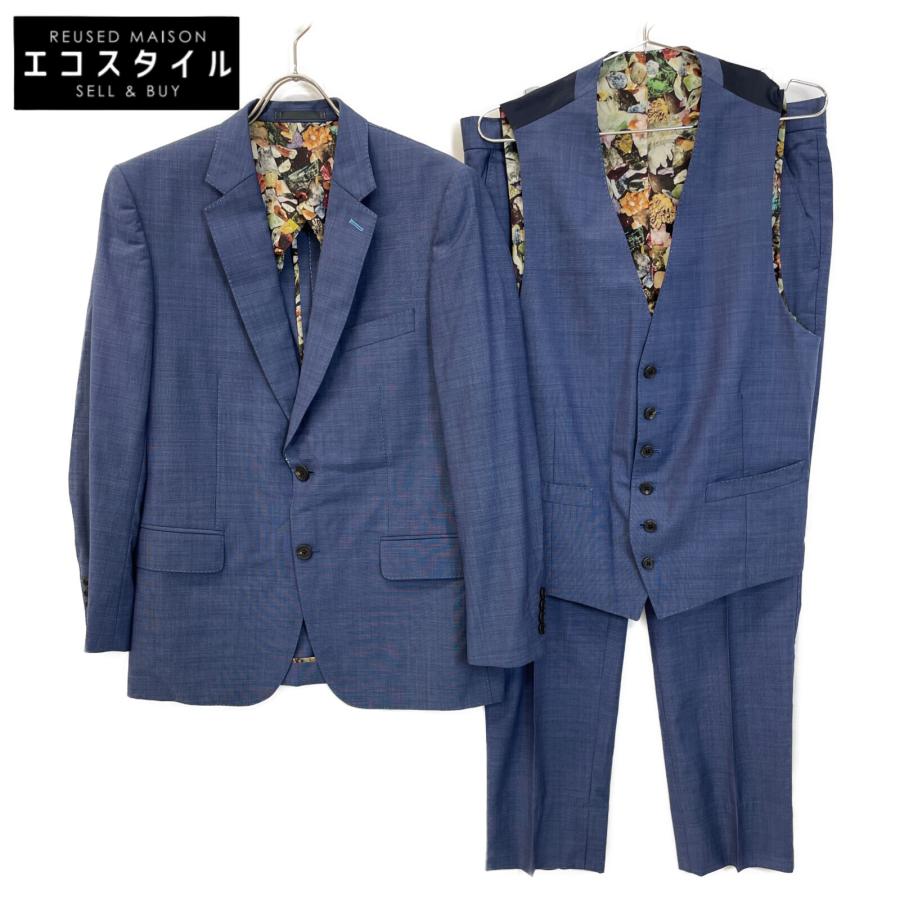 Paul Smith PaulSmith ポールスミス ブルー ロロピアーナ 3P Paul Smith PaulSmith ポールスミス ブルー ロロピアーナ 3P