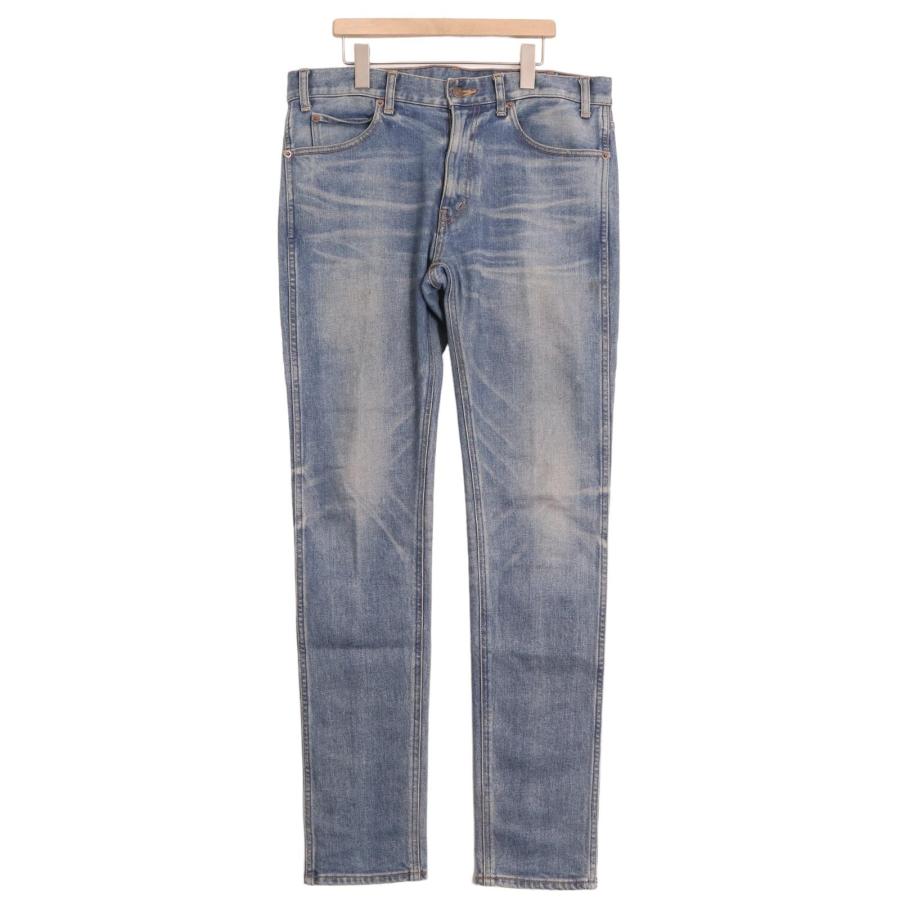 CELINE / スキニーパンツ/28/デニム/IDG/インディゴ/無地/M_SK_004// CELINE（セリーヌ） M SK 004 ウォッシュドストレッチスキニー デニム