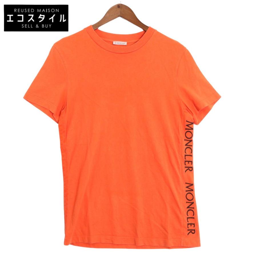 MONCLER モンクレール 19年 国内正規 オレンジ サイドロゴ MAGLIA T 