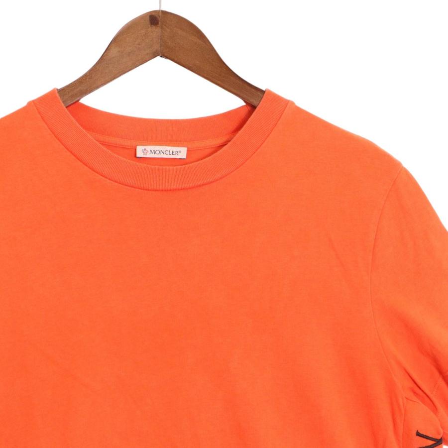 MONCLER モンクレール 19年 国内正規 オレンジ サイドロゴ MAGLIA T 