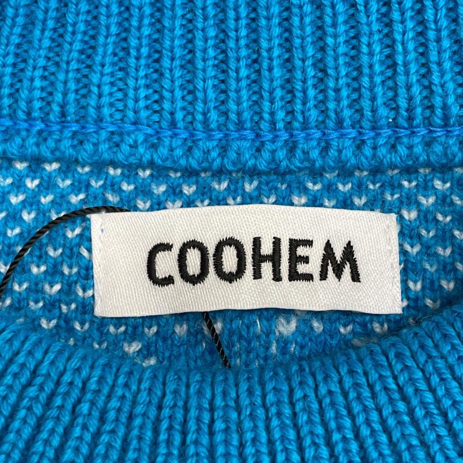 新品同様/ Coohem コーヘン 13-214-014 3D Jacquard カシミヤ混ウール 