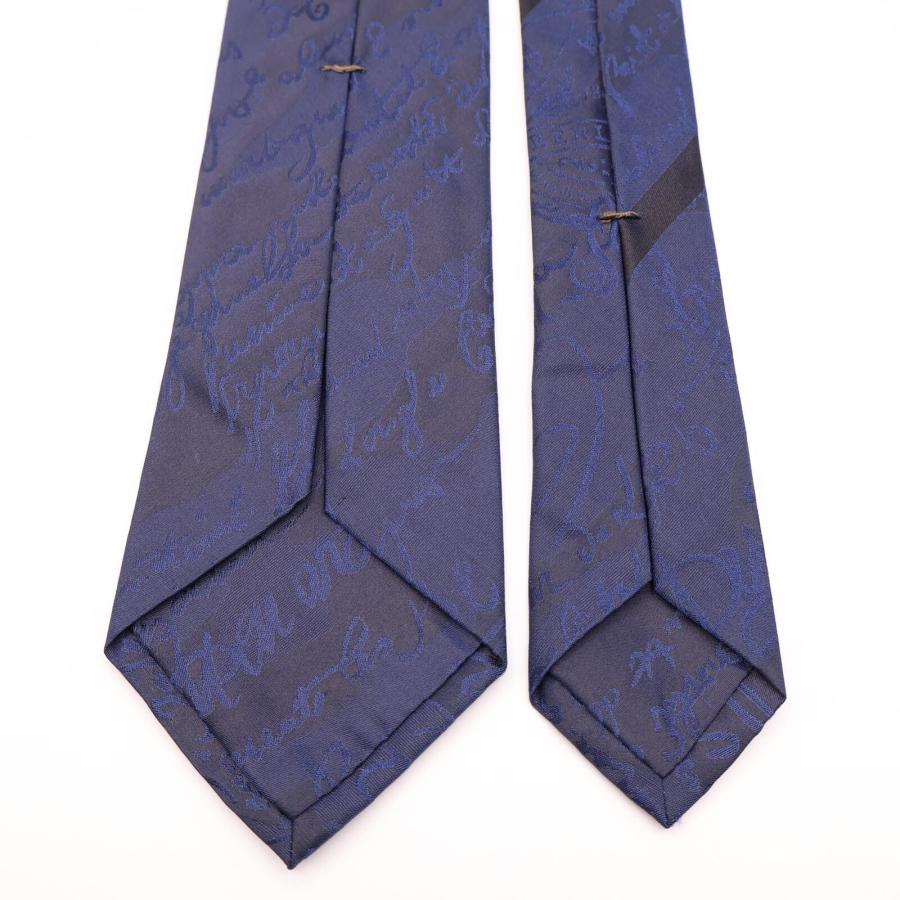 Berluti ネクタイ ネイビー シルク新品 【公式通販】