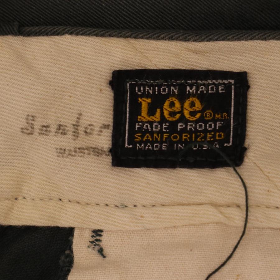 Lee（リー） 60s グレー系 USA FADE PROOF コットン ツイル ワーク