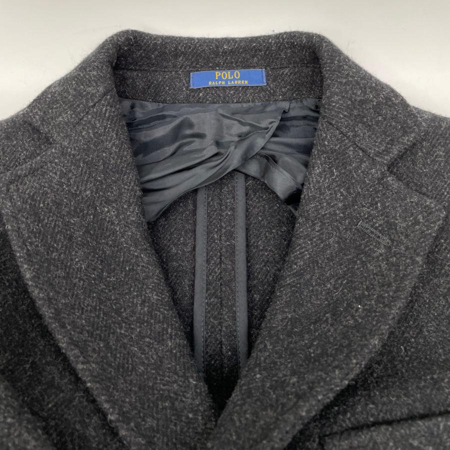 ポロラルフローレン ウールチェスターコート チャコールグレー 日本製 POLO RALPH LAUREN ポロ ラルフローレン 200013615