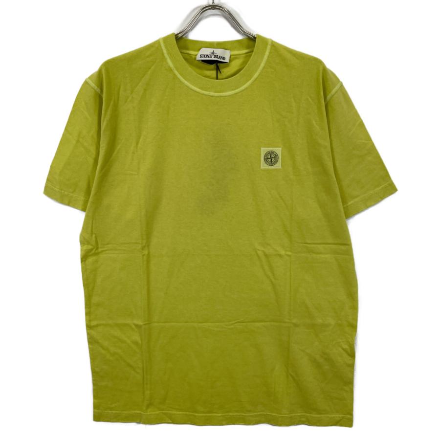 STONE ISLAND ストーンアイランド 741523747 イエロー ロゴ 半袖 T 