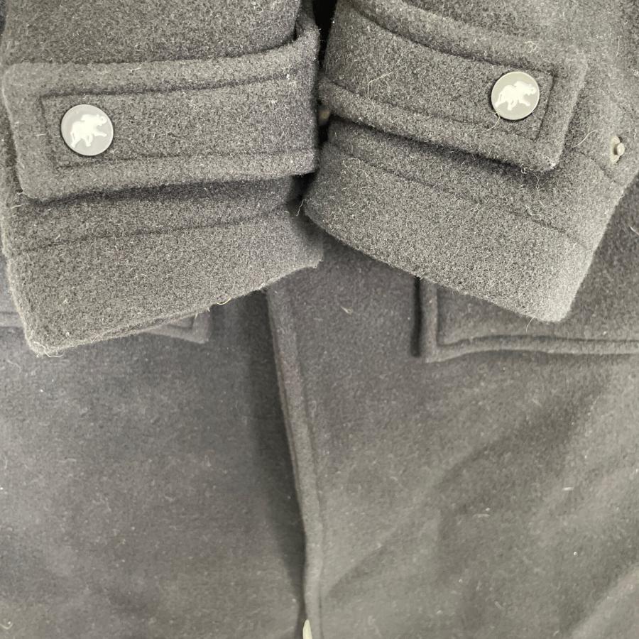 HUNTING WORLD ハンティングワールド ブラック ウール ダッフルコート  