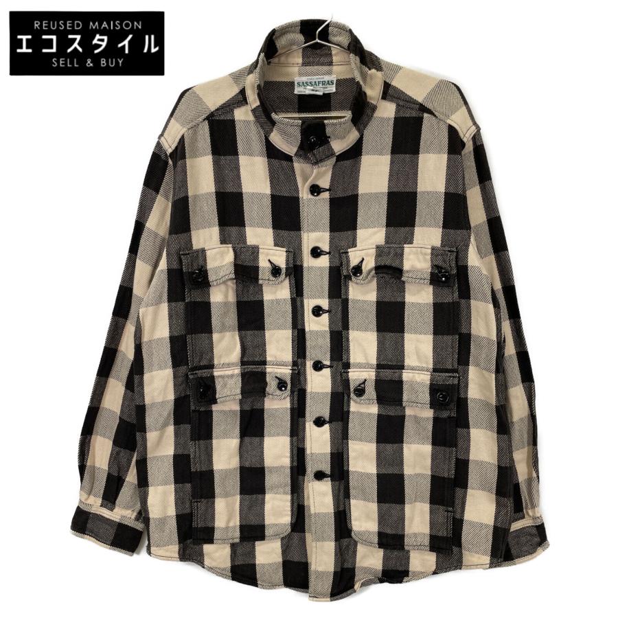 ジャケット・アウター SASSAFRAS BOTANICAL EAGLE SCOUT HALF M SF-242106) SASSAFRAS (ササフラス) Botanical Eagle Scout Half