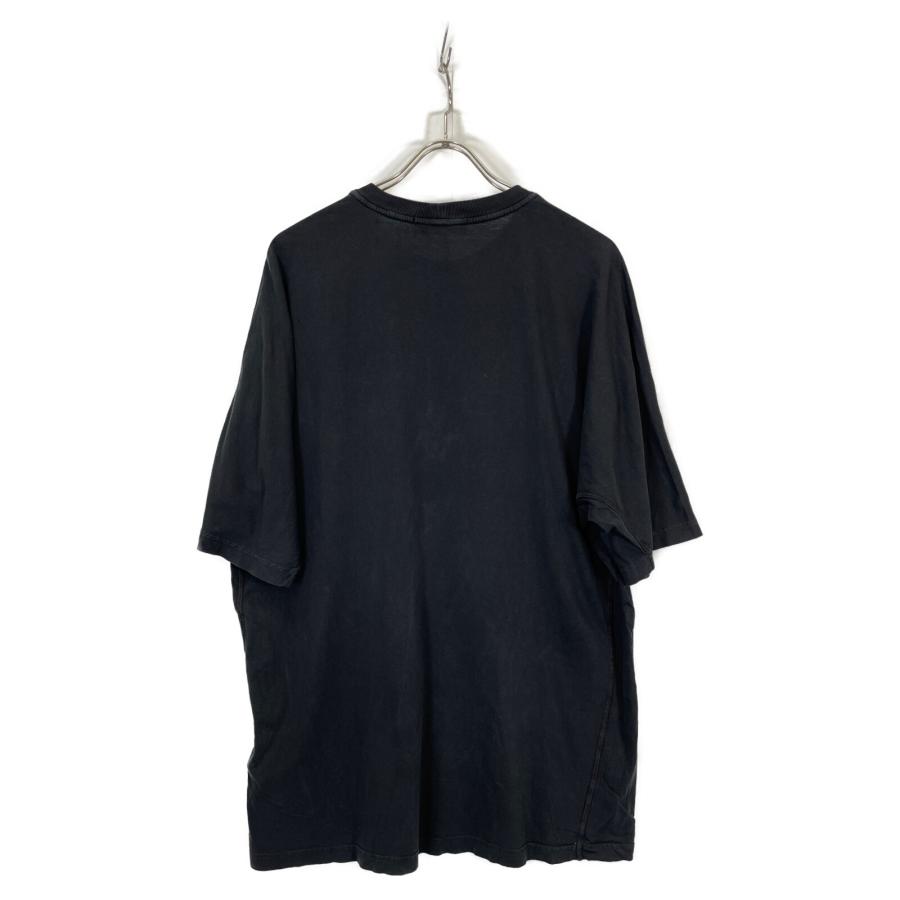 STONE ISLAND ストーンアイランド ブラック OLD DYE TREATMENT Tシャツ 