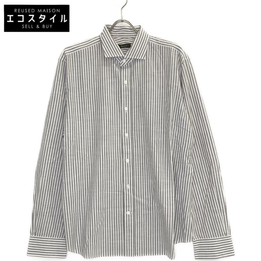美品/国内正規 BERLUTI ベルルッティ R09HCL16CADZ ストライプ 長袖  