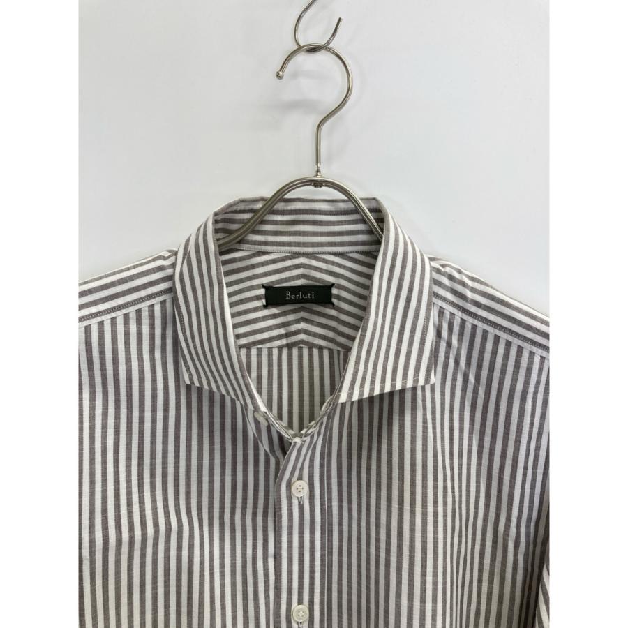 美品/国内正規 BERLUTI ベルルッティ R09HCL16CADZ ストライプ 長袖 