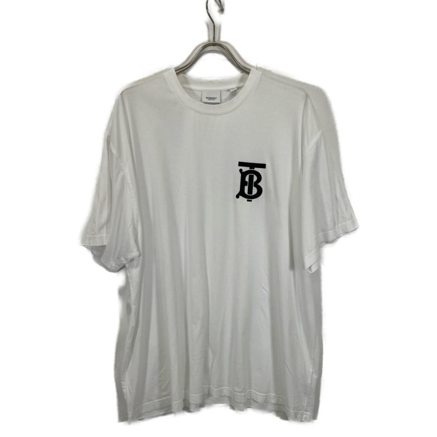 BURBERRY バーバリー 8017485 ホワイト TBロゴプリントクルーネックT 