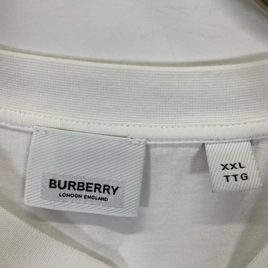 BURBERRY（バーバリー） 8017485 ホワイト TBロゴプリントクルーネック