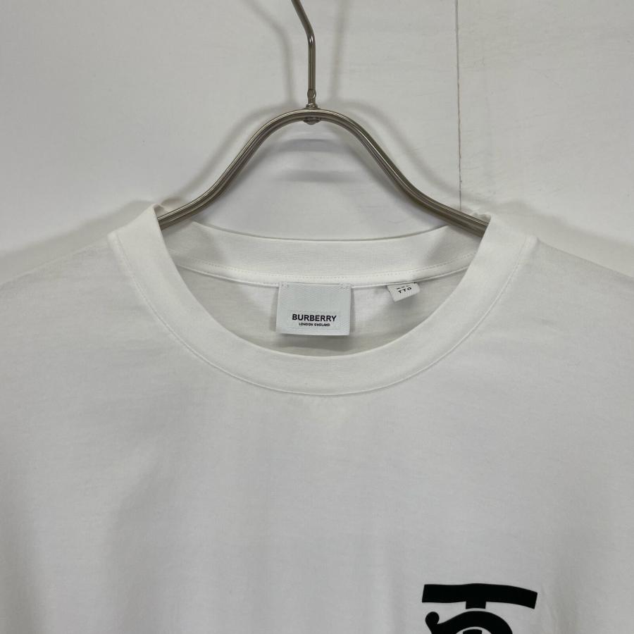 BURBERRY バーバリー 8017485 ホワイト TBロゴプリントクルーネックT  