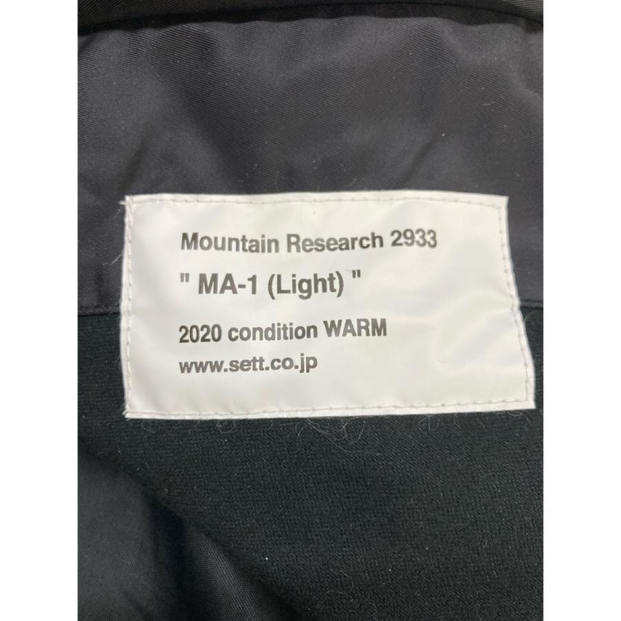 Mountain Research マウンテン リサーチ ブラック MA-1 MOUNTAIN AGE