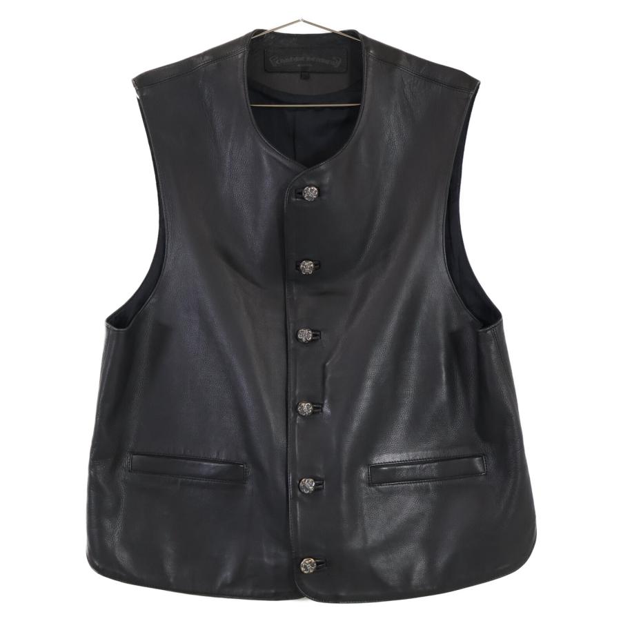 Chrome Hearts クロムハーツ 国内正規 BSフレアボタン カーフレザー 