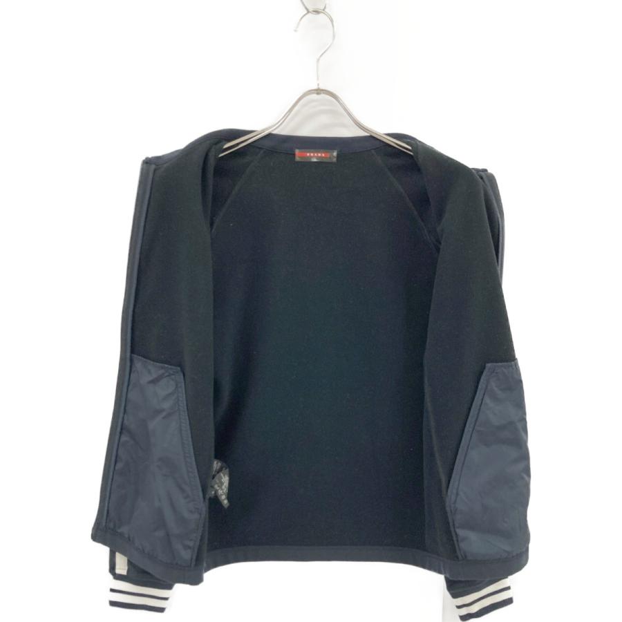 PRADA SPORT プラダスポーツ ネイビー トラックライン ジャケット 