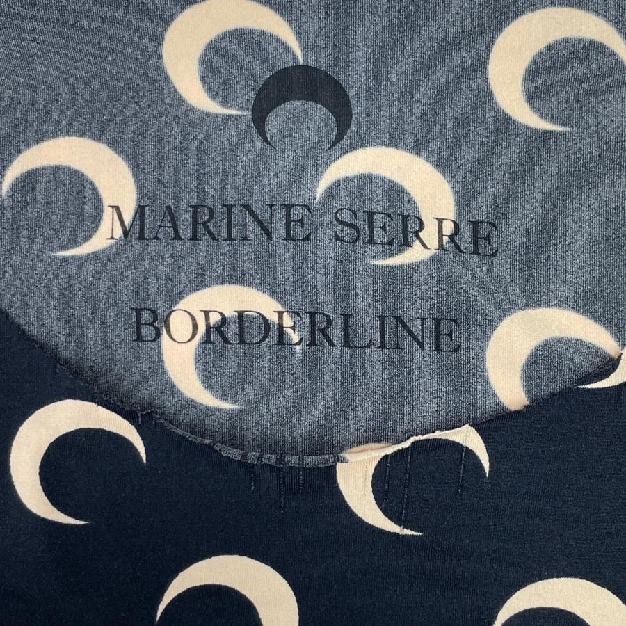 Marine Serre マリーンセル WTO068 ブラック Second Skin Moon Top