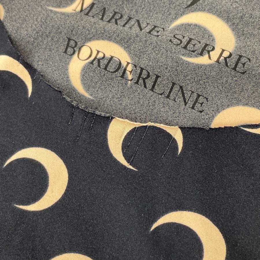 Marine Serre マリーンセル WTO068 ブラック Second Skin Moon Top