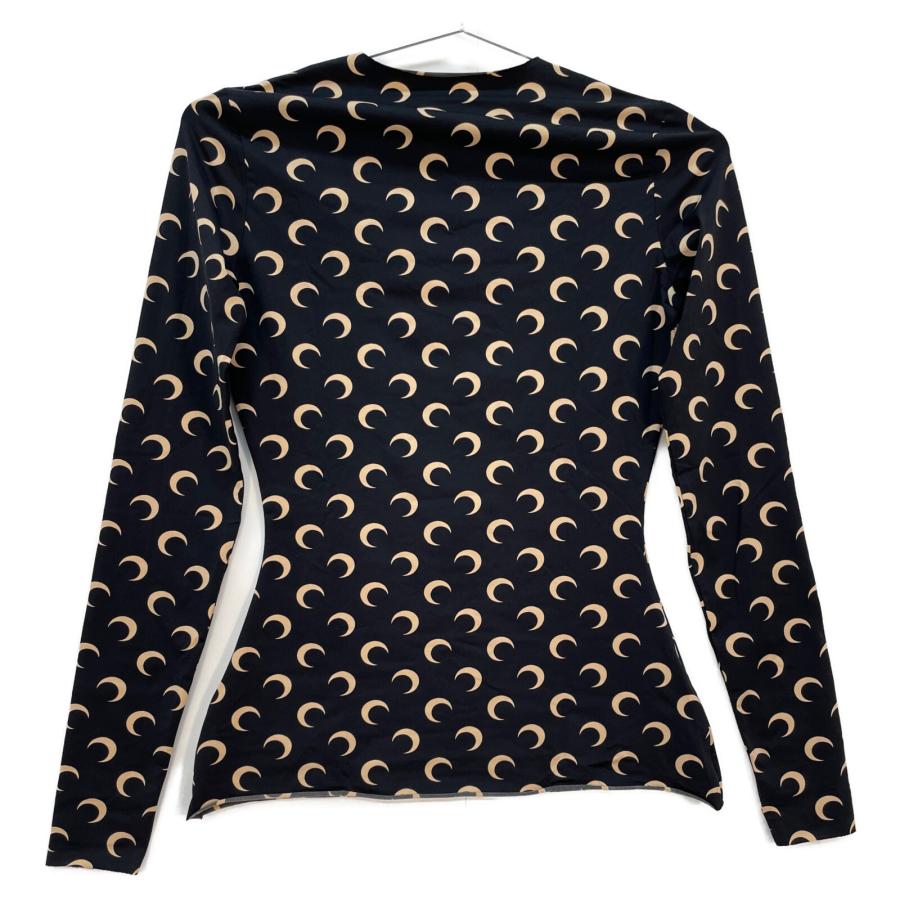 Marine Serre マリーンセル WTO068 ブラック Second Skin Moon Top