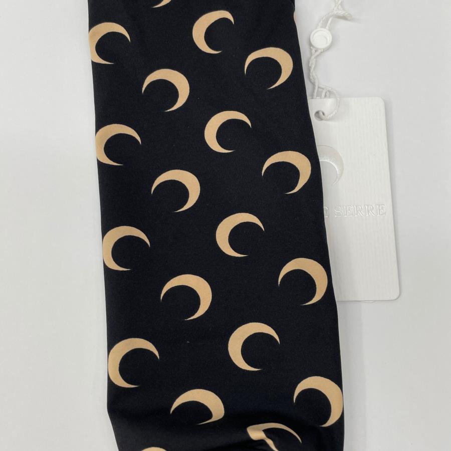 Marine Serre マリーンセル WTO068 ブラック Second Skin Moon Top
