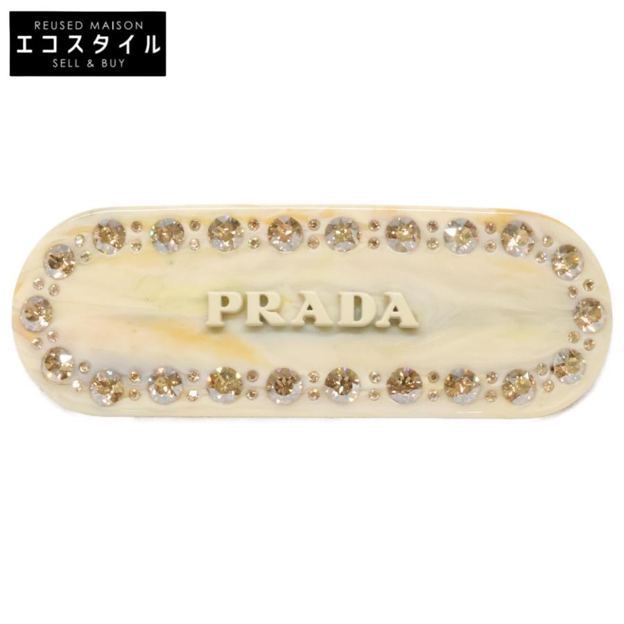 PRADA 美品 プラダ 1IF043 2CD0 F0304 プレックス ヘアクリップ PRADA 美品 プラダ 1IF043 2CD0 F0304 プレックス ヘアクリップ