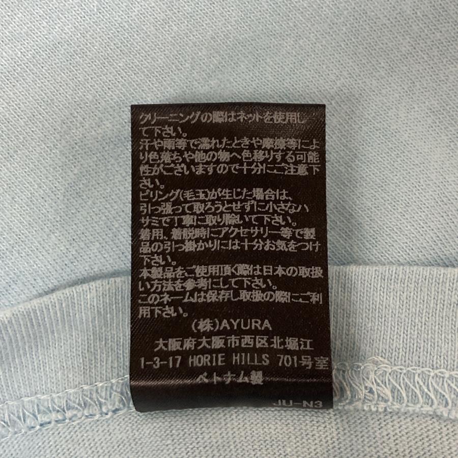 ZAC VARGAS ザックバルガス ライトブルー コットン スマイリーフェイス 