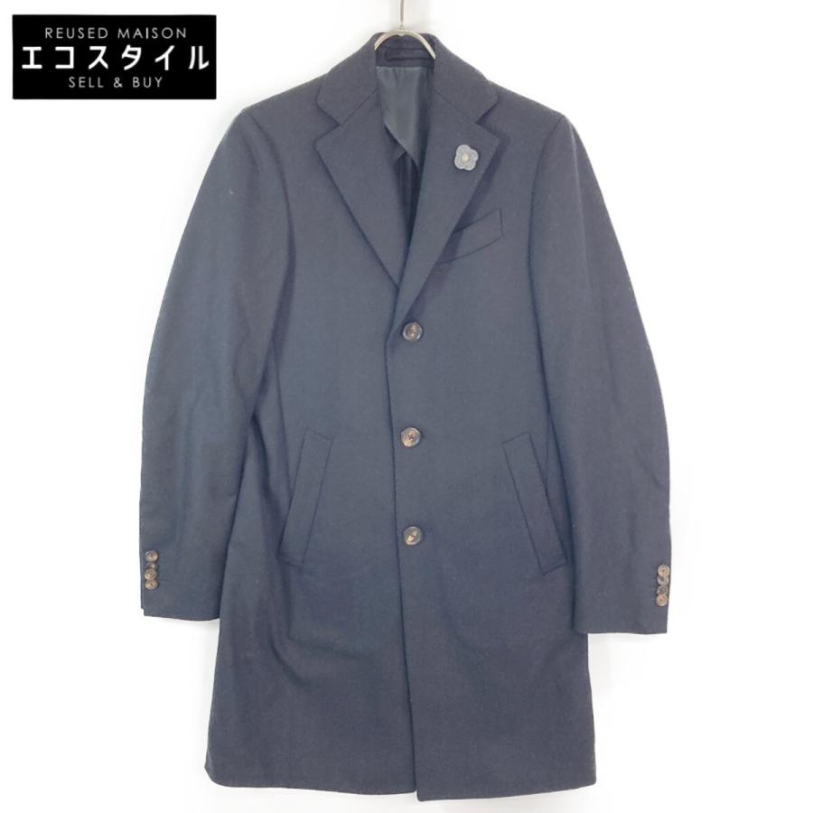 LARDINI（ラルディーニ） JJ23143AQ ネイビー ウールフランネル