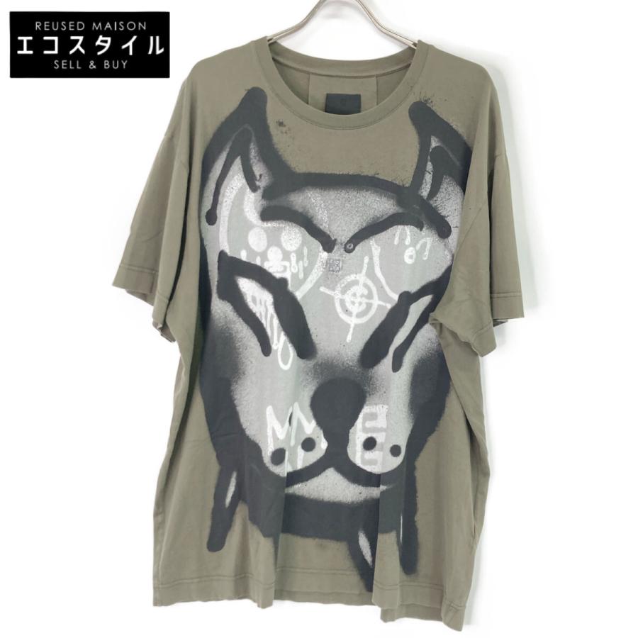 ジバンシィ　ウール　ジップシャツ　サイズ41(L~XL)　グレー ジバンシィ ウール ジップシャツ サイズ41(L~XL) グレー