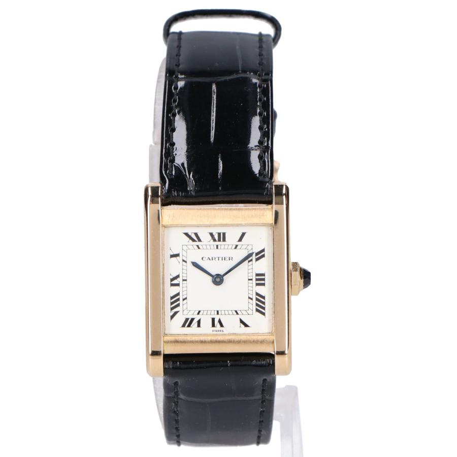 Cartier カルティエ K18YG タンク ノーマル LM 手巻き 腕時計 Cartier カルティエ K18YG タンク ノーマル LM 手巻き 腕時計
