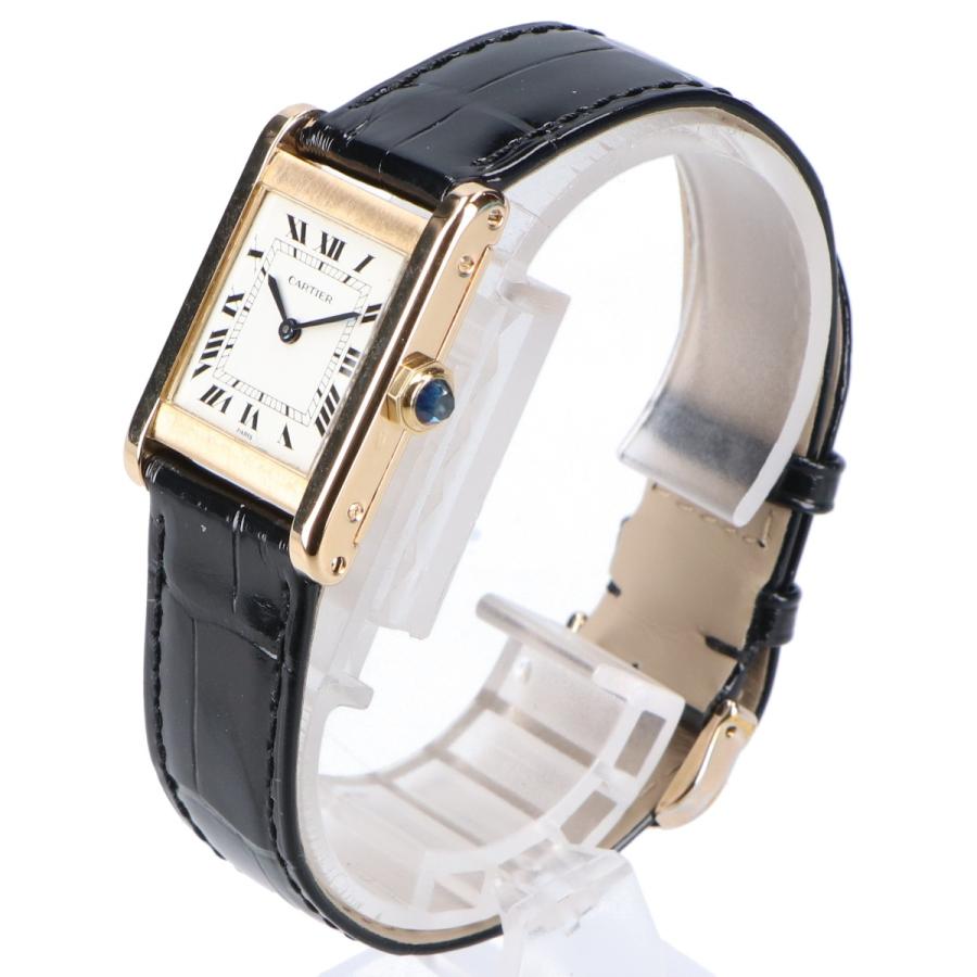 Cartier カルティエ K18YG タンク ノーマル LM 手巻き 腕時計 Cartier カルティエ K18YG タンク ノーマル LM 手巻き 腕時計