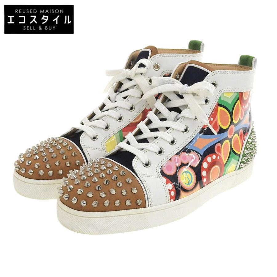 美品 Christian Louboutin クリスチャンルブタン LOU SPIKES ORLATO 